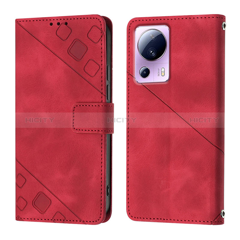 Handytasche Stand Schutzhülle Flip Leder Hülle YB3 für Xiaomi Civi 2 5G Rot