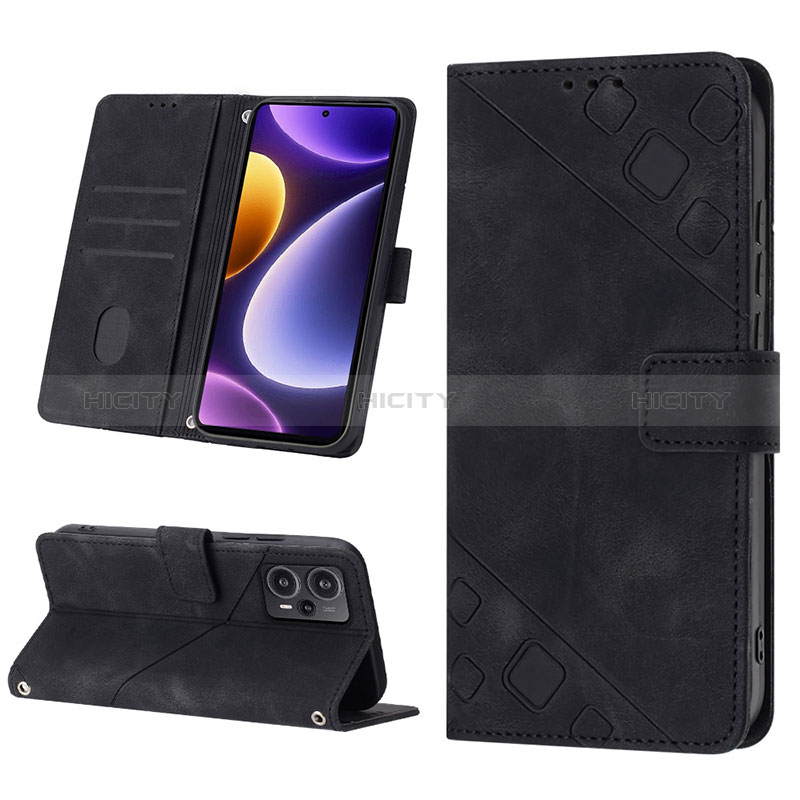 Handytasche Stand Schutzhülle Flip Leder Hülle YB3 für Xiaomi Poco F5 5G