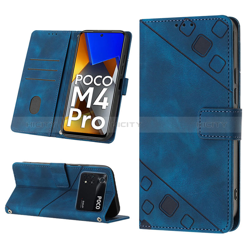 Handytasche Stand Schutzhülle Flip Leder Hülle YB3 für Xiaomi Poco M4 Pro 4G