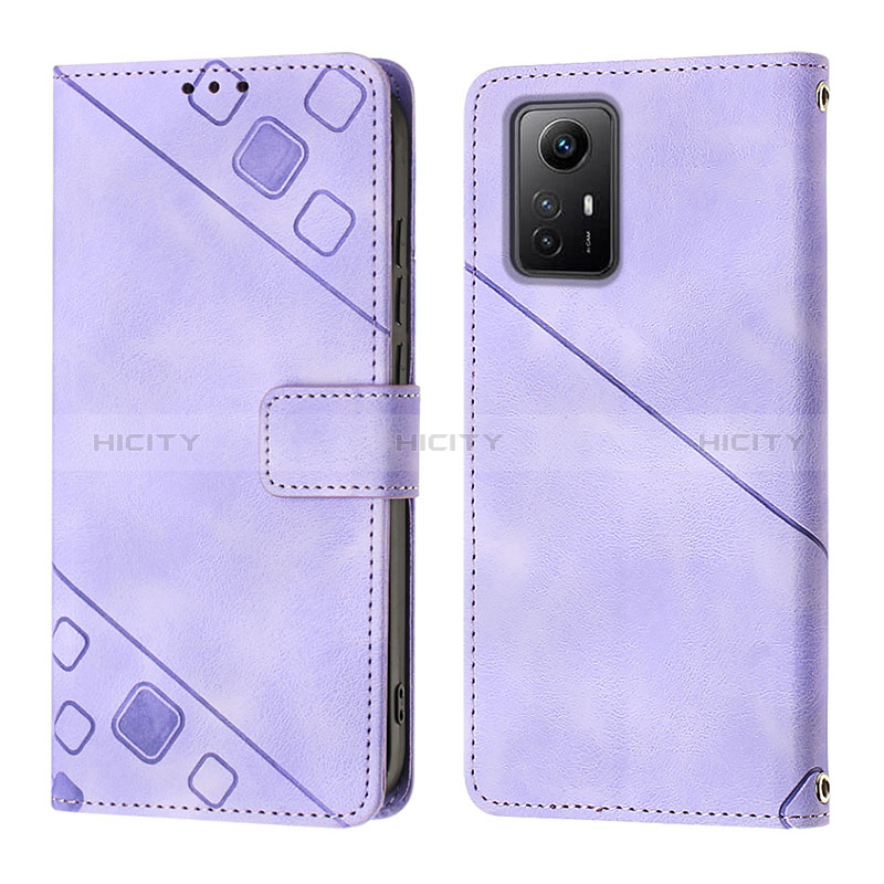 Handytasche Stand Schutzhülle Flip Leder Hülle YB3 für Xiaomi Redmi Note 12S Violett Plus