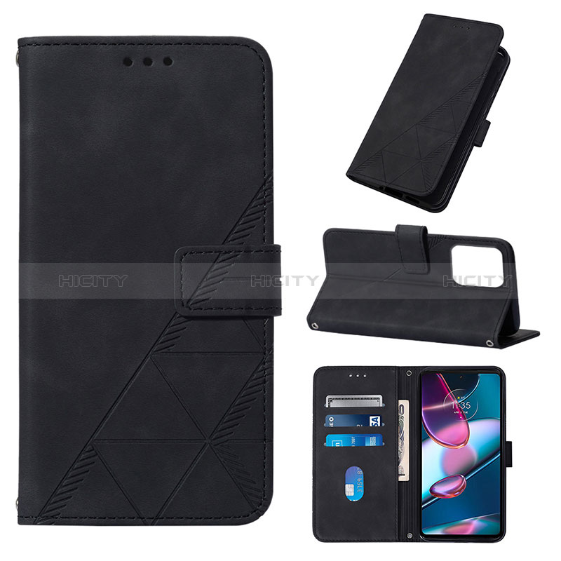 Handytasche Stand Schutzhülle Flip Leder Hülle YB4 für Motorola Moto Edge 40 Pro 5G