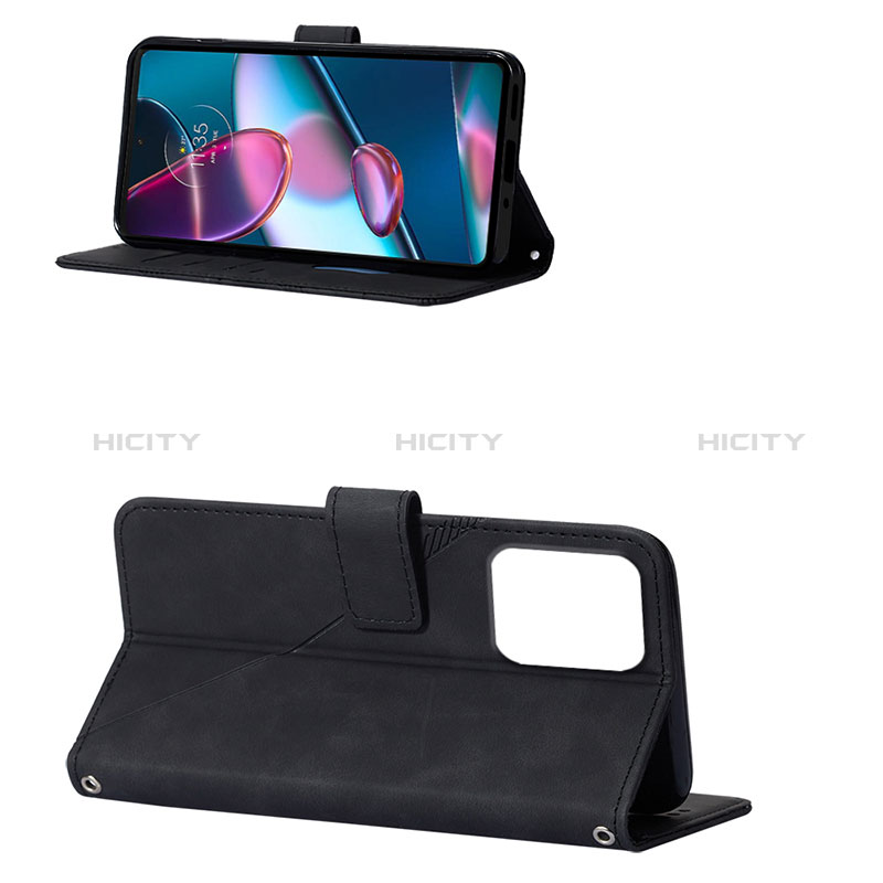 Handytasche Stand Schutzhülle Flip Leder Hülle YB4 für Motorola Moto Edge 40 Pro 5G groß