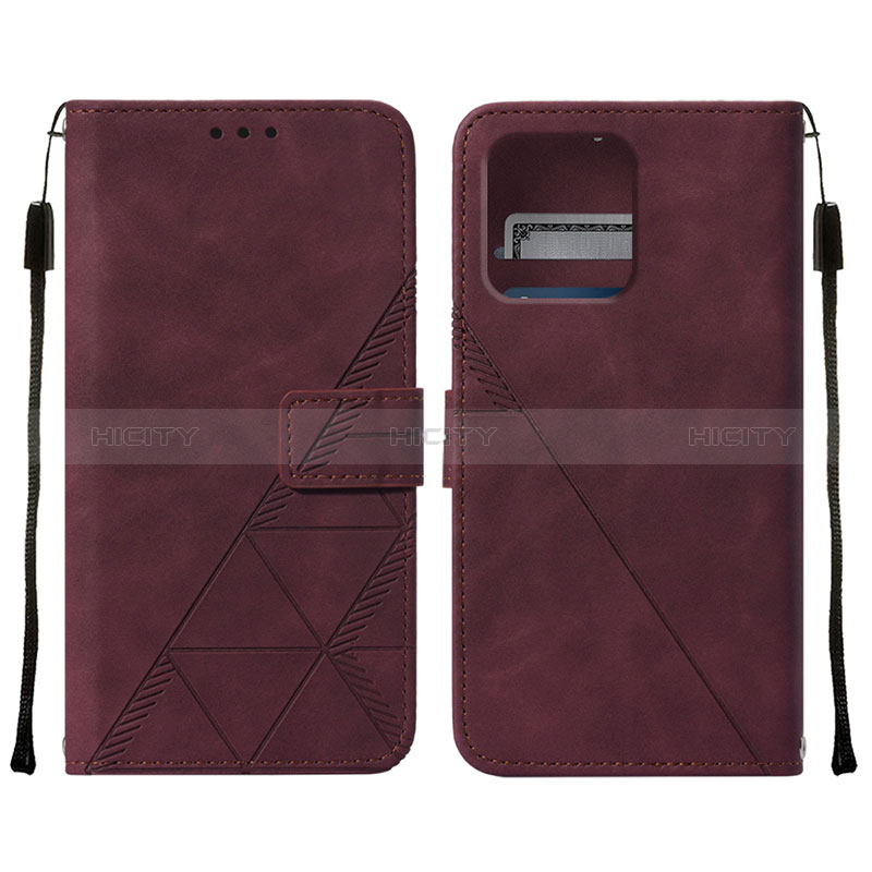 Handytasche Stand Schutzhülle Flip Leder Hülle YB4 für Motorola Moto Edge 40 Pro 5G Rot