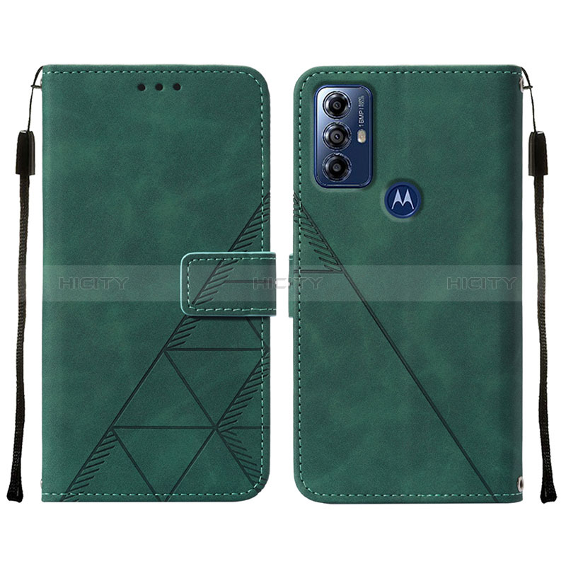 Handytasche Stand Schutzhülle Flip Leder Hülle YB4 für Motorola Moto G Play (2023) groß