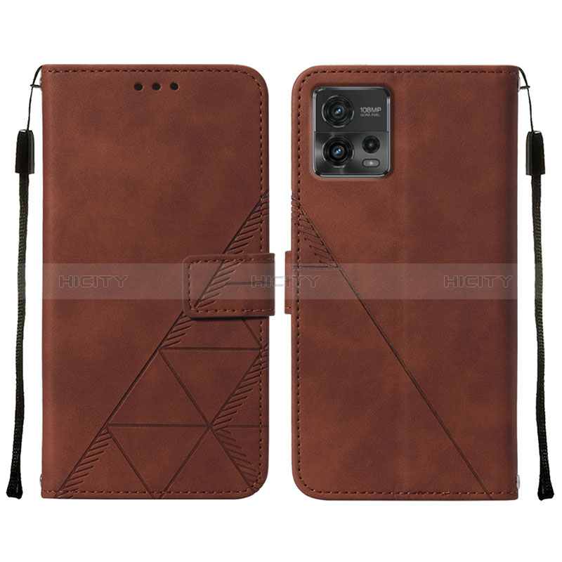 Handytasche Stand Schutzhülle Flip Leder Hülle YB4 für Motorola Moto G72