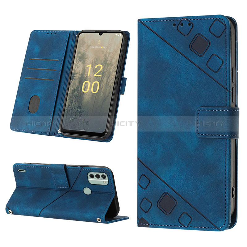 Handytasche Stand Schutzhülle Flip Leder Hülle YB4 für Nokia C31