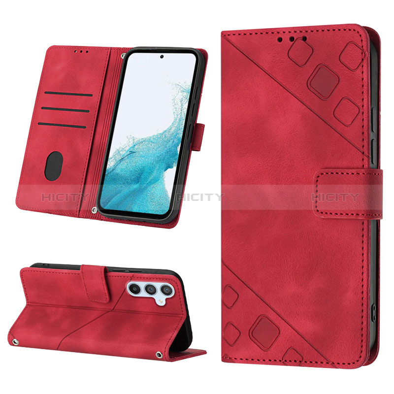 Handytasche Stand Schutzhülle Flip Leder Hülle YB4 für Samsung Galaxy Quantum4 5G