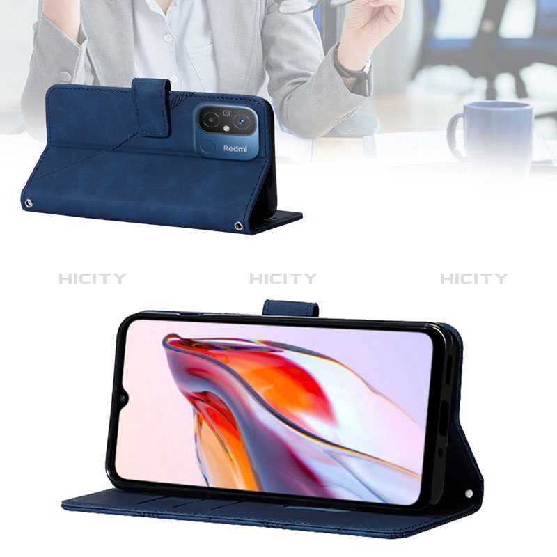 Handytasche Stand Schutzhülle Flip Leder Hülle YB4 für Xiaomi Poco C55 groß