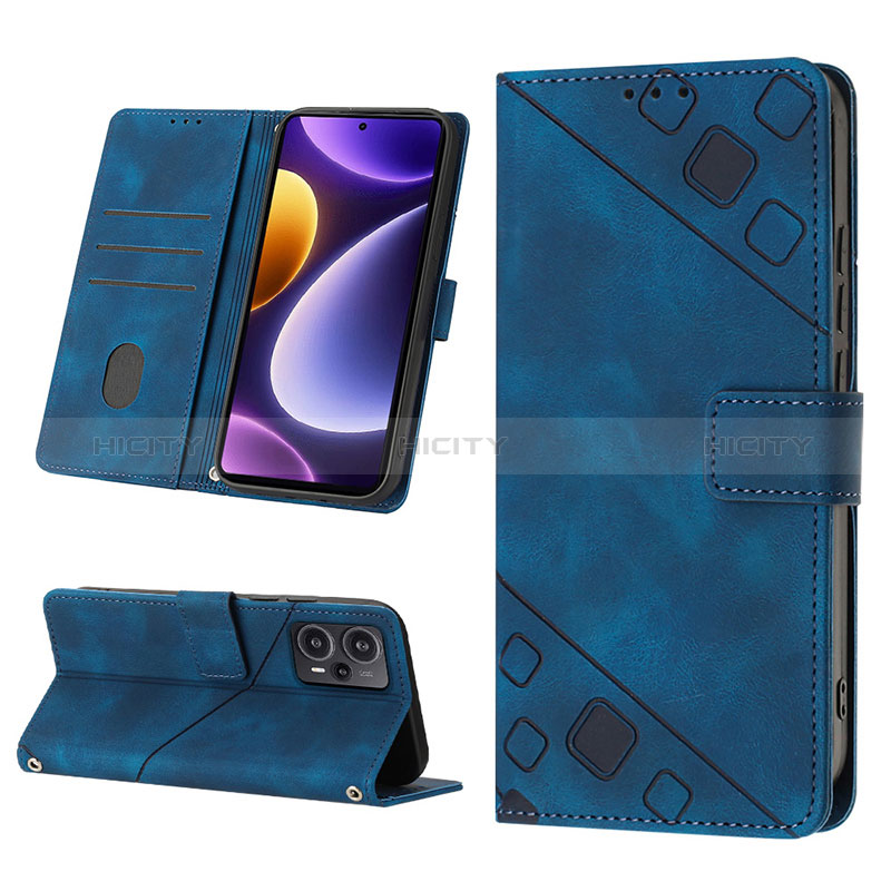 Handytasche Stand Schutzhülle Flip Leder Hülle YB4 für Xiaomi Poco F5 5G