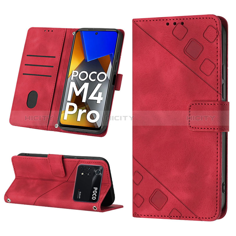 Handytasche Stand Schutzhülle Flip Leder Hülle YB4 für Xiaomi Poco M4 Pro 4G