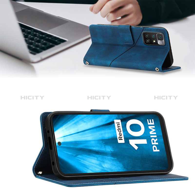 Handytasche Stand Schutzhülle Flip Leder Hülle YB4 für Xiaomi Redmi 10 Prime