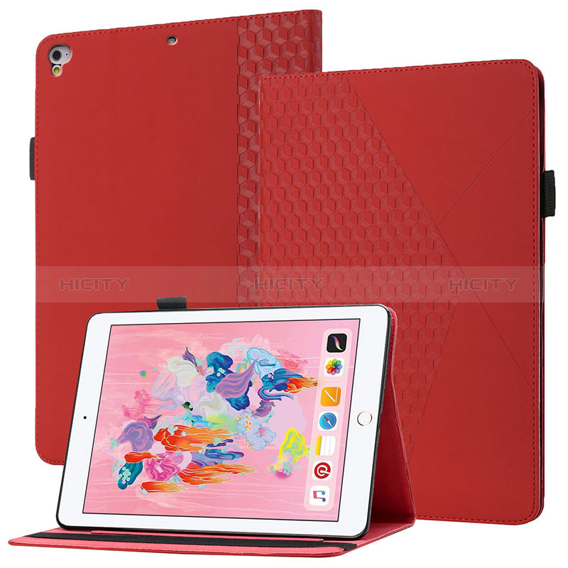 Handytasche Stand Schutzhülle Flip Leder Hülle YX1 für Apple iPad Air 2 Rot Plus