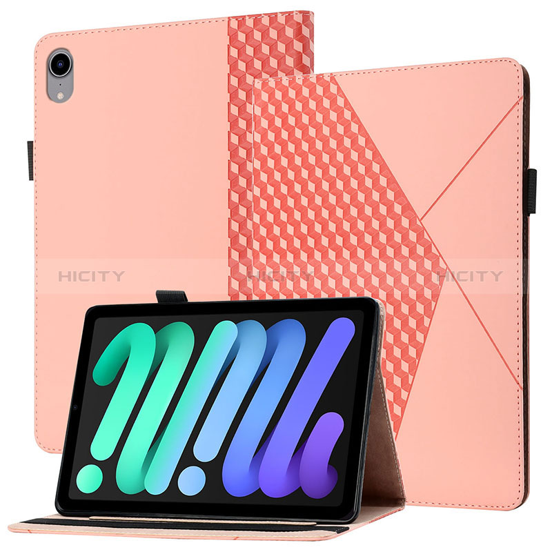 Handytasche Stand Schutzhülle Flip Leder Hülle YX1 für Apple iPad Mini 6 Rosegold