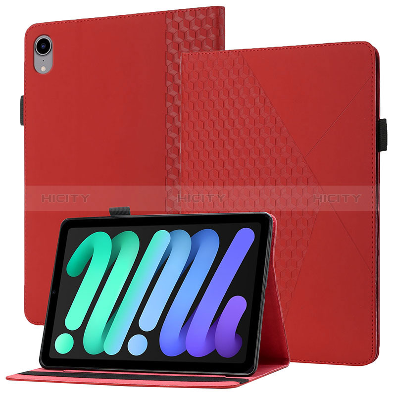 Handytasche Stand Schutzhülle Flip Leder Hülle YX1 für Apple iPad Mini 6 Rot