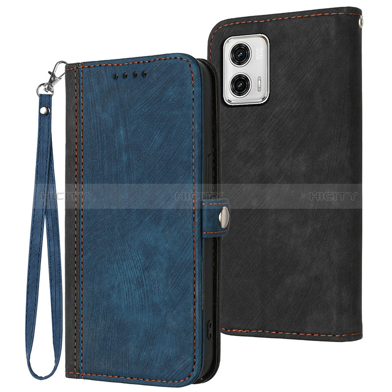 Handytasche Stand Schutzhülle Flip Leder Hülle YX1 für Motorola Moto G53y 5G