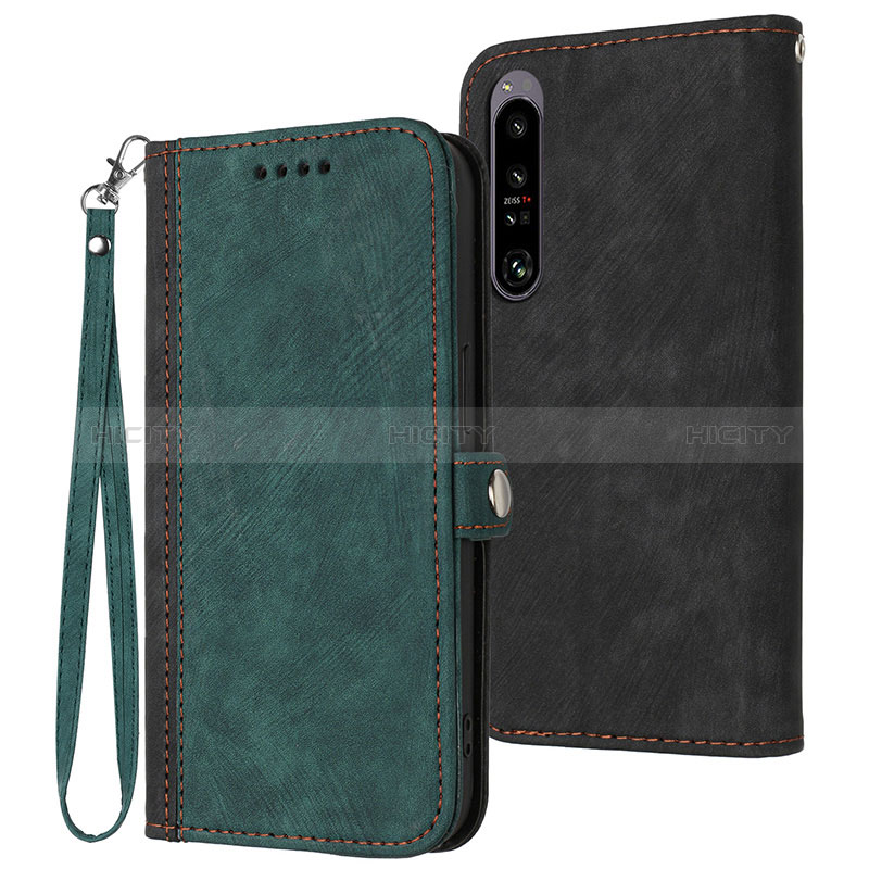 Handytasche Stand Schutzhülle Flip Leder Hülle YX1 für Sony Xperia 1 IV groß