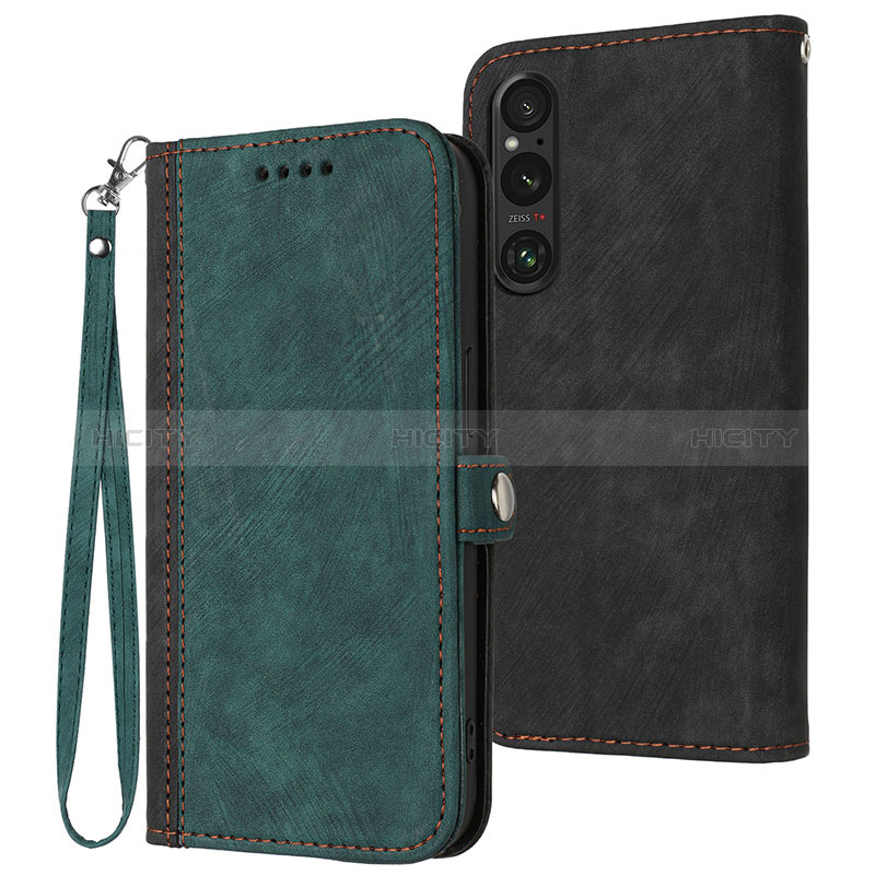 Handytasche Stand Schutzhülle Flip Leder Hülle YX1 für Sony Xperia 1 V