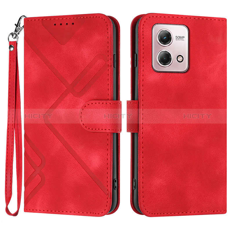 Handytasche Stand Schutzhülle Flip Leder Hülle YX2 für Motorola Moto G Stylus (2023) 5G Rot Plus