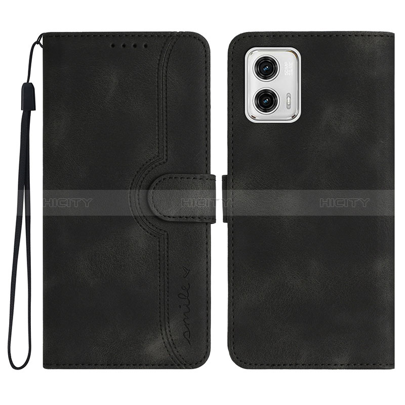 Handytasche Stand Schutzhülle Flip Leder Hülle YX2 für Motorola Moto G73 5G