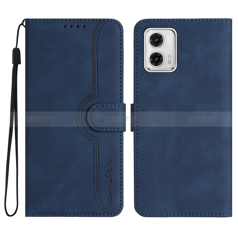 Handytasche Stand Schutzhülle Flip Leder Hülle YX2 für Motorola Moto G73 5G