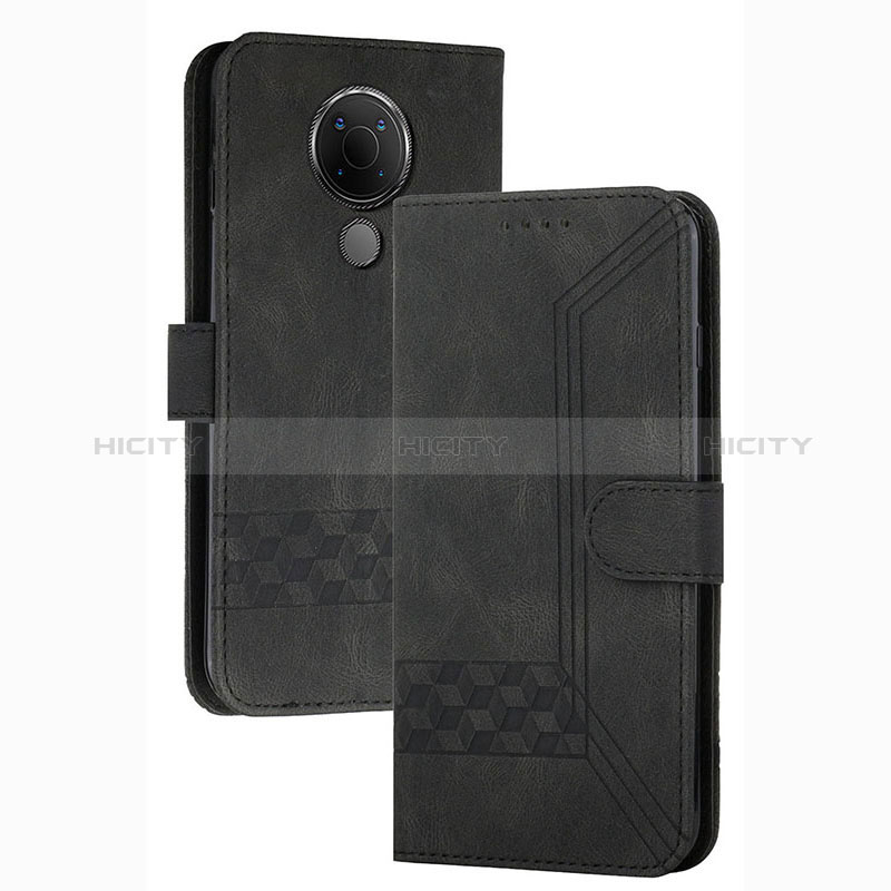 Handytasche Stand Schutzhülle Flip Leder Hülle YX2 für Nokia 3.4 Schwarz