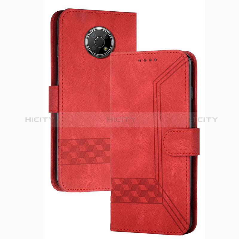 Handytasche Stand Schutzhülle Flip Leder Hülle YX2 für Nokia G300 5G Rot Plus