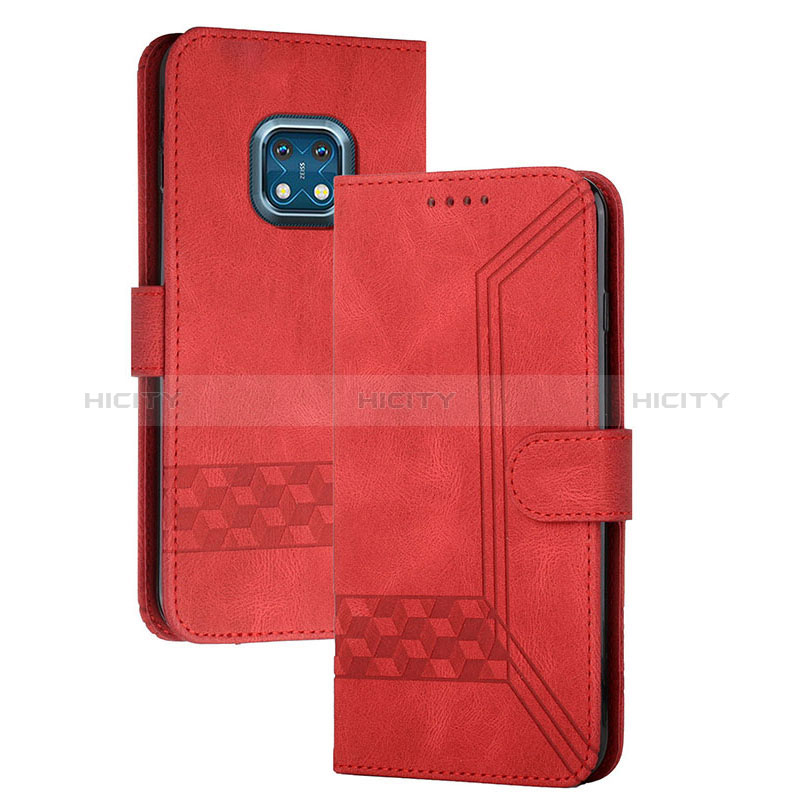 Handytasche Stand Schutzhülle Flip Leder Hülle YX2 für Nokia XR20 Rot Plus