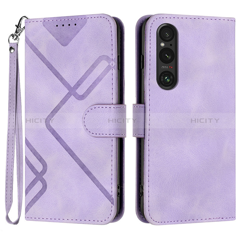 Handytasche Stand Schutzhülle Flip Leder Hülle YX2 für Sony Xperia 1 V