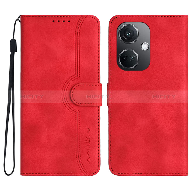 Handytasche Stand Schutzhülle Flip Leder Hülle YX3 für Oppo K11 5G Rot