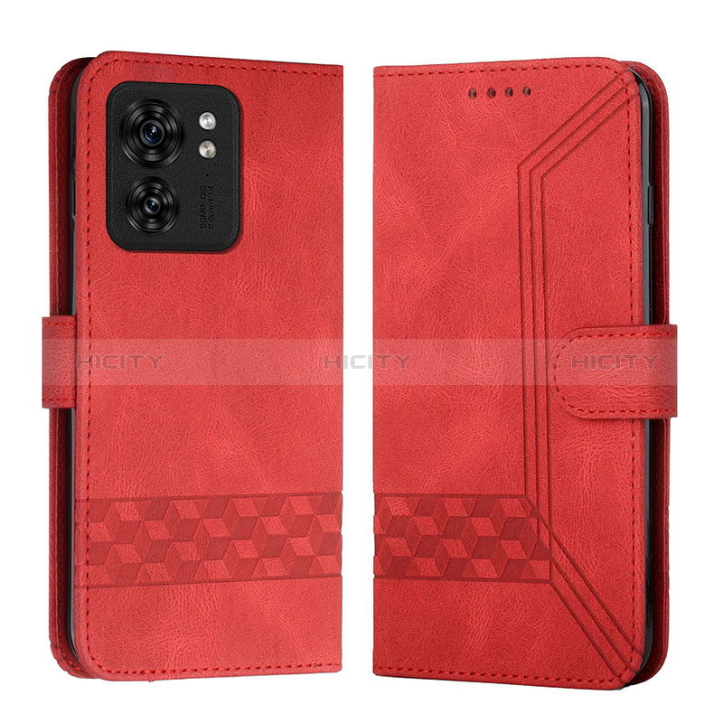 Handytasche Stand Schutzhülle Flip Leder Hülle YX4 für Motorola Moto Edge (2023) 5G Rot