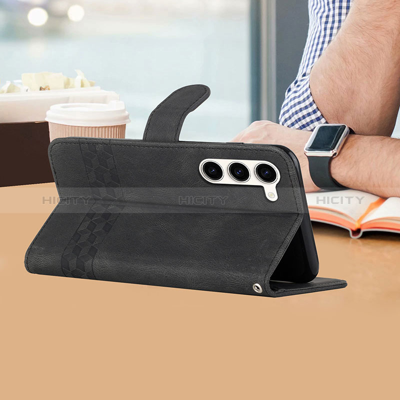 Handytasche Stand Schutzhülle Flip Leder Hülle YX4 für Samsung Galaxy S22 5G