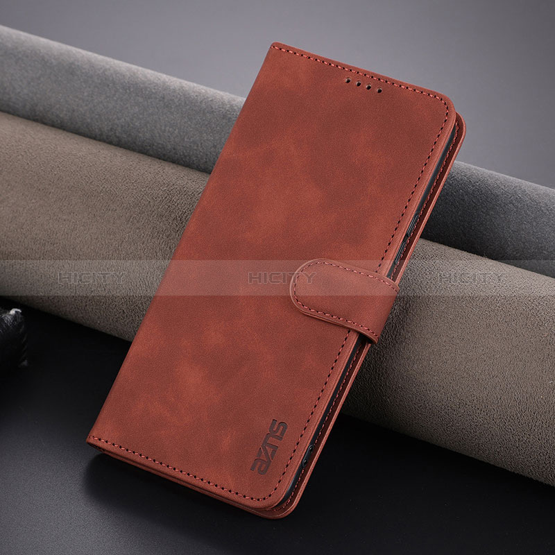 Handytasche Stand Schutzhülle Flip Leder Hülle YZ1 für Huawei Honor 80 5G Braun