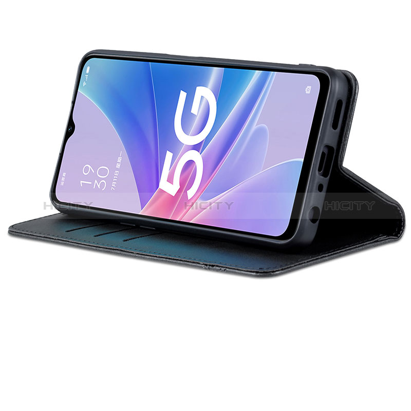 Handytasche Stand Schutzhülle Flip Leder Hülle YZ1 für Oppo A78 5G groß