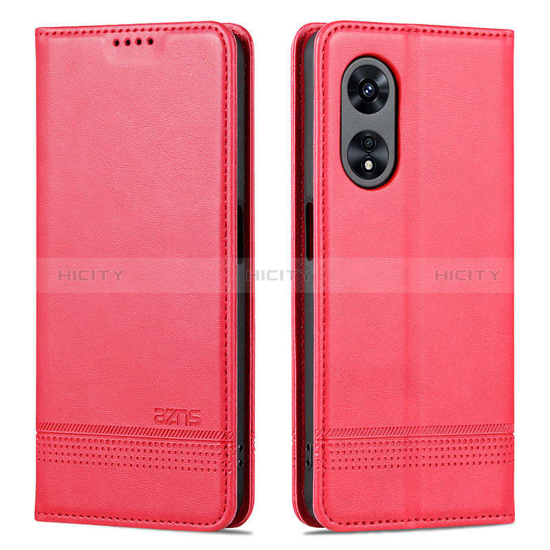 Handytasche Stand Schutzhülle Flip Leder Hülle YZ1 für Oppo A78 5G Pink Plus