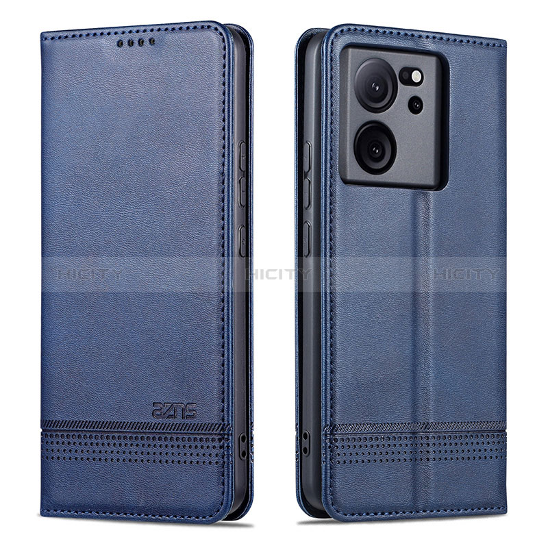 Handytasche Stand Schutzhülle Flip Leder Hülle YZ1 für Xiaomi Mi 13T 5G Blau Plus