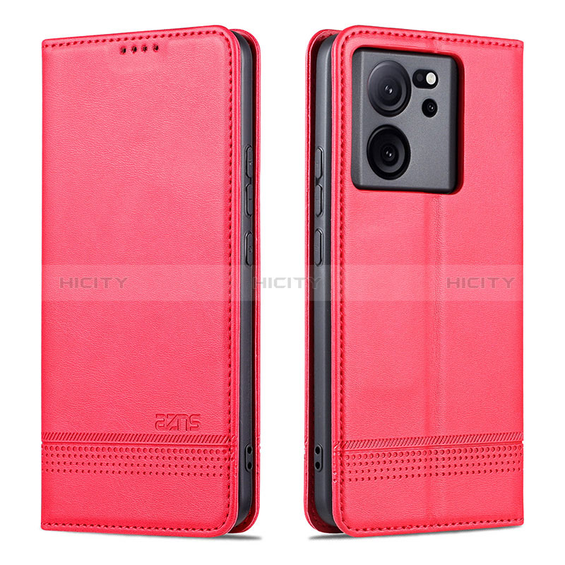 Handytasche Stand Schutzhülle Flip Leder Hülle YZ1 für Xiaomi Mi 13T 5G Pink