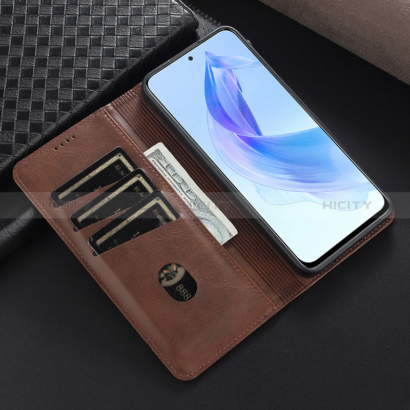 Handytasche Stand Schutzhülle Flip Leder Hülle YZ2 für Huawei Honor 90 Lite 5G groß