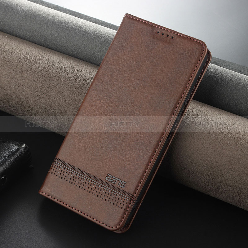 Handytasche Stand Schutzhülle Flip Leder Hülle YZ2 für Huawei Honor 90 Lite 5G Braun Plus