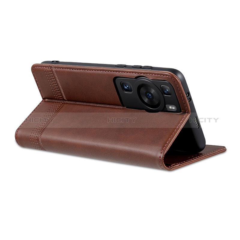 Handytasche Stand Schutzhülle Flip Leder Hülle YZ2 für Huawei P60