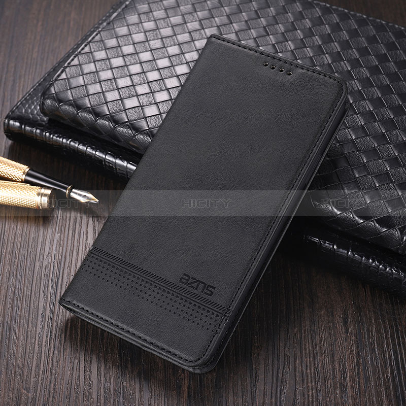 Handytasche Stand Schutzhülle Flip Leder Hülle YZ2 für Oppo A58 5G Schwarz Plus