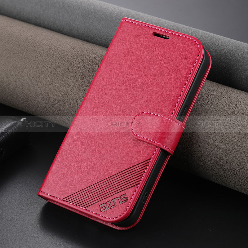 Handytasche Stand Schutzhülle Flip Leder Hülle YZ3 für Apple iPhone 14 Pro Pink