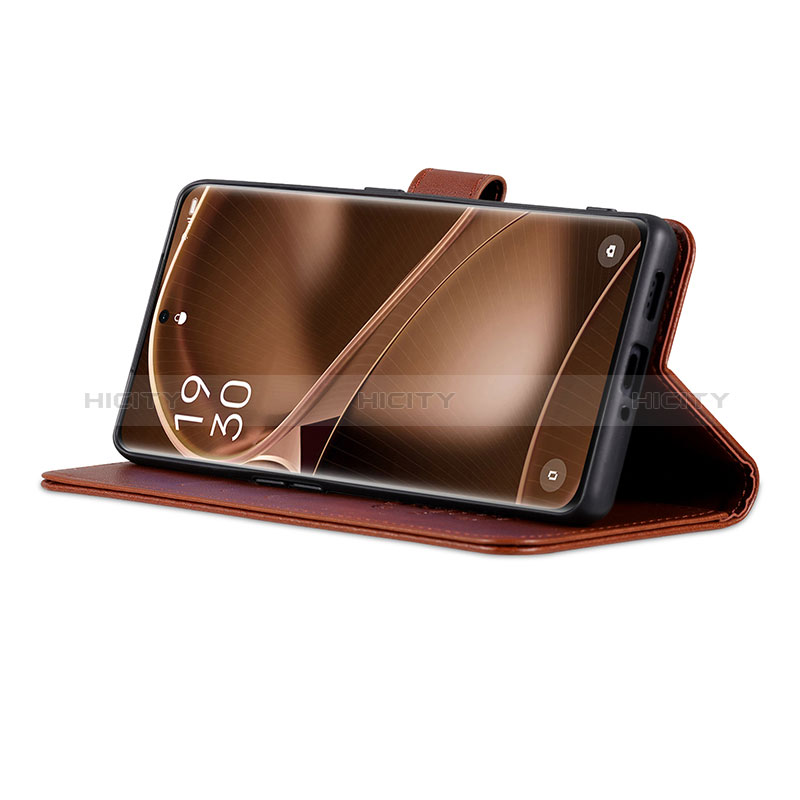 Handytasche Stand Schutzhülle Flip Leder Hülle YZ3 für Oppo Find X6 Pro 5G groß