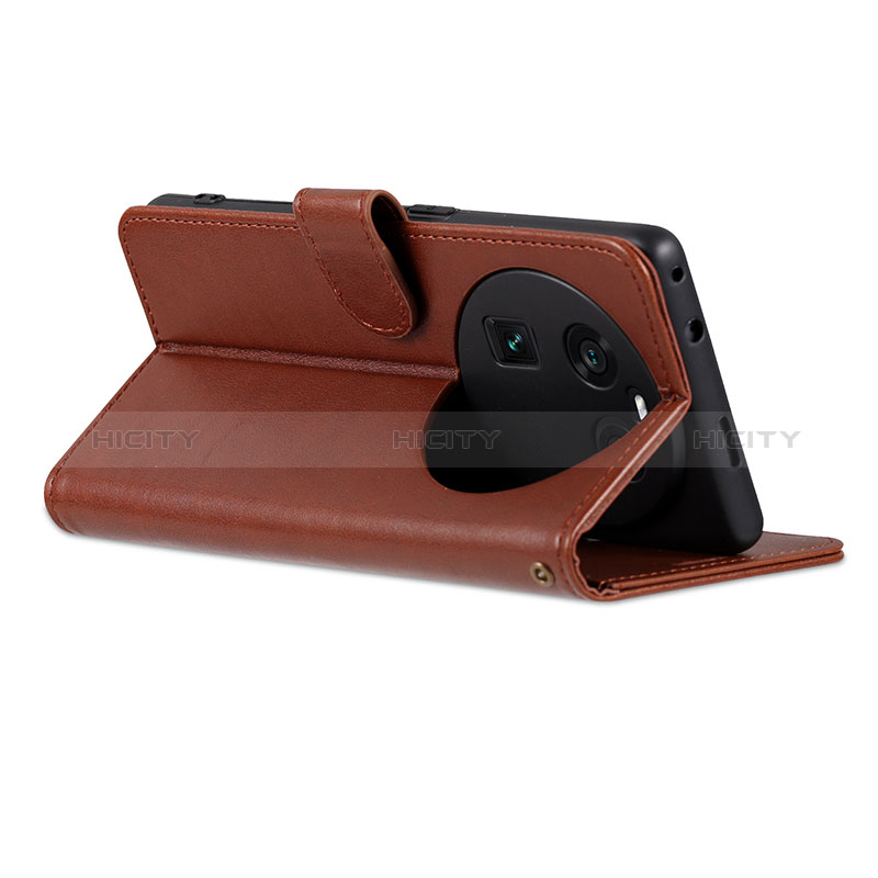 Handytasche Stand Schutzhülle Flip Leder Hülle YZ3 für Oppo Find X6 Pro 5G groß