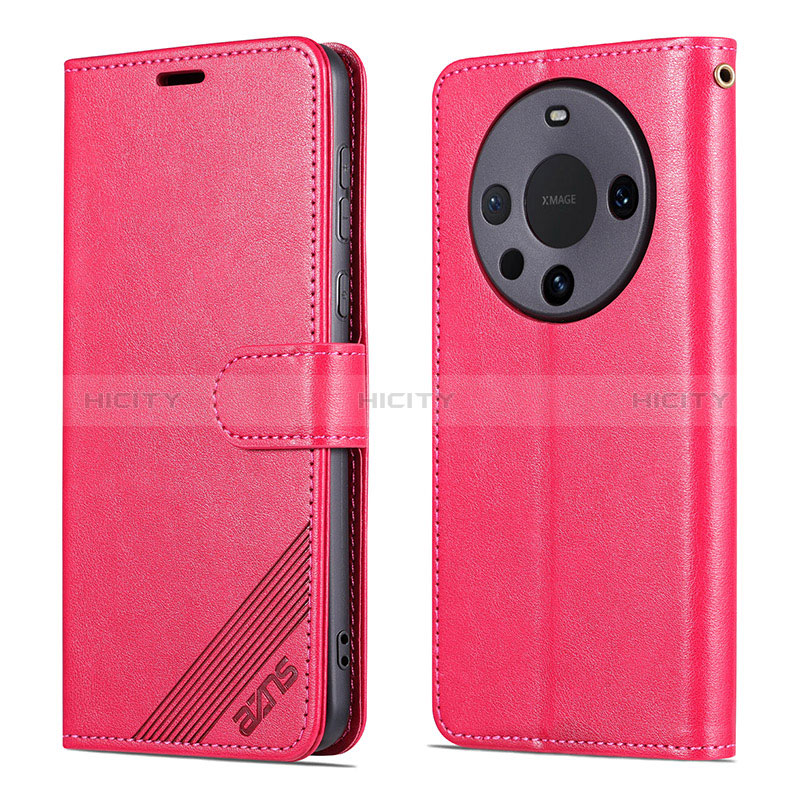 Handytasche Stand Schutzhülle Flip Leder Hülle YZ4 für Huawei Mate 60 Pro Pink