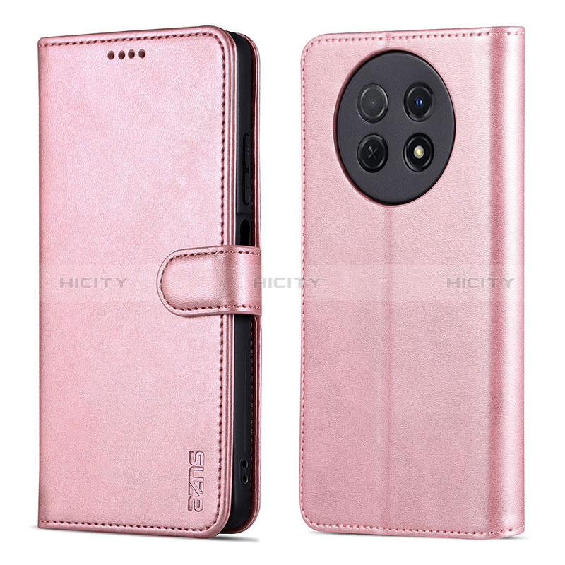 Handytasche Stand Schutzhülle Flip Leder Hülle YZ4 für Huawei Nova Y91 Rosegold