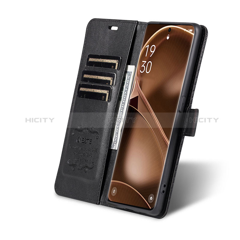 Handytasche Stand Schutzhülle Flip Leder Hülle YZ4 für Oppo Find X6 Pro 5G groß