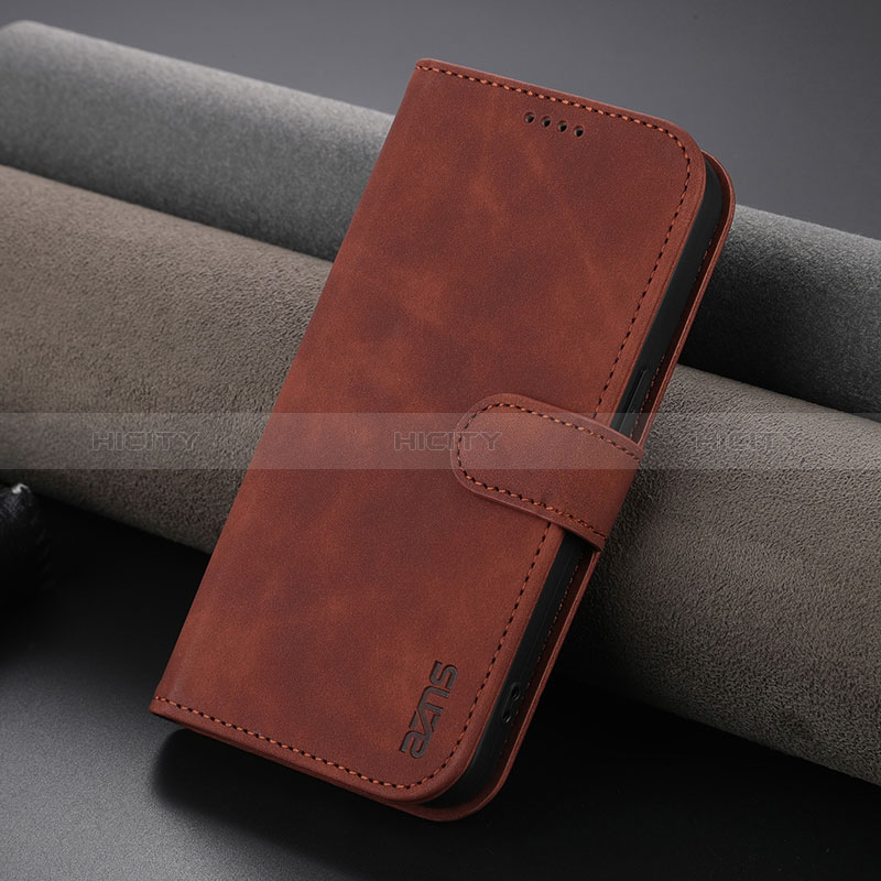 Handytasche Stand Schutzhülle Flip Leder Hülle YZ5 für Apple iPhone 14 Pro groß