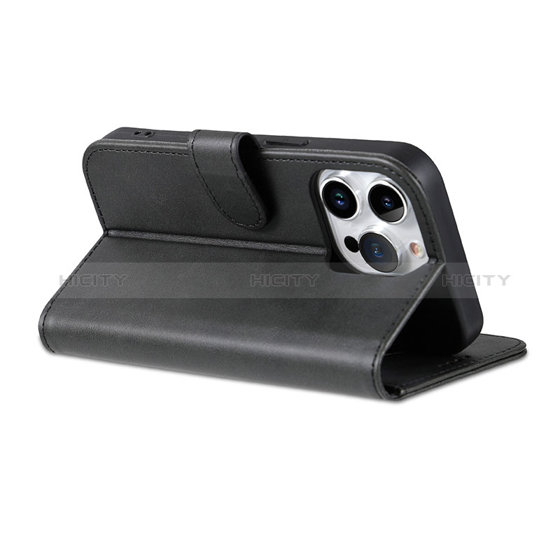 Handytasche Stand Schutzhülle Flip Leder Hülle YZ5 für Apple iPhone 14 Pro groß