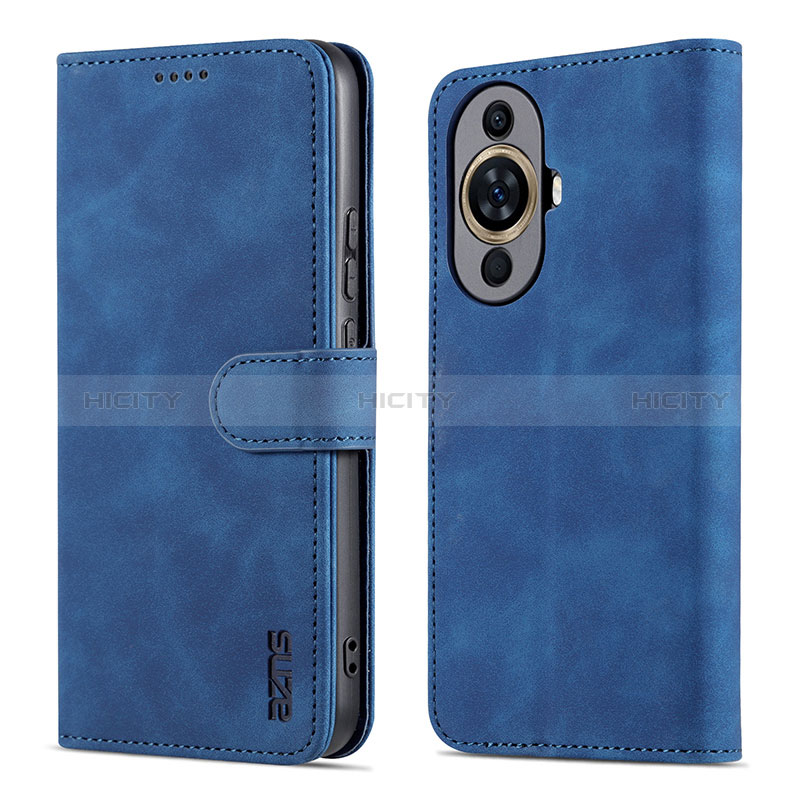 Handytasche Stand Schutzhülle Flip Leder Hülle YZ5 für Huawei Nova 11 Blau