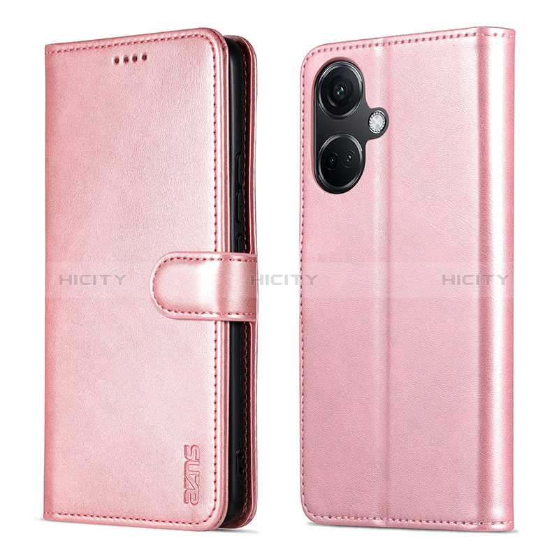 Handytasche Stand Schutzhülle Flip Leder Hülle YZ5 für OnePlus Nord CE 3 5G Rosegold Plus